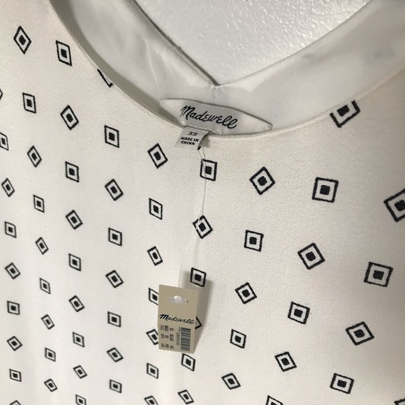 NWT MADEWELL SCATTERBLOCK SHIFT DRESS - Picture 4 of 4